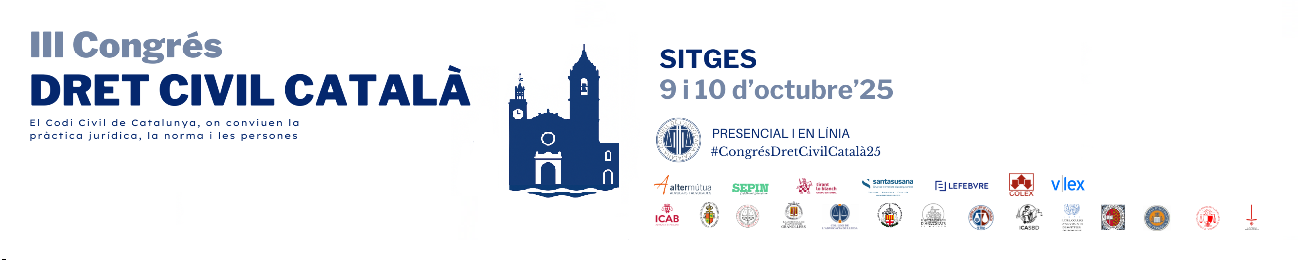 III Congrés sobre “DRET CIVIL CATALÀ"