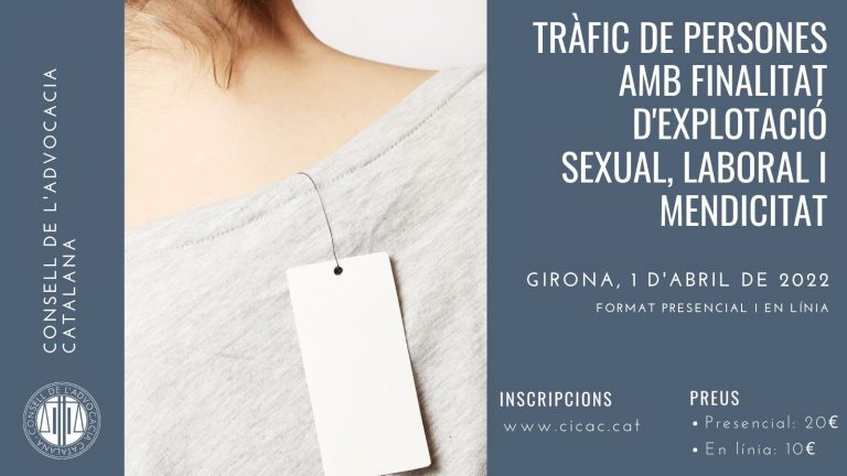 tráfic de persones amb finalitat d'exploració sexual, laboral i mendicitat